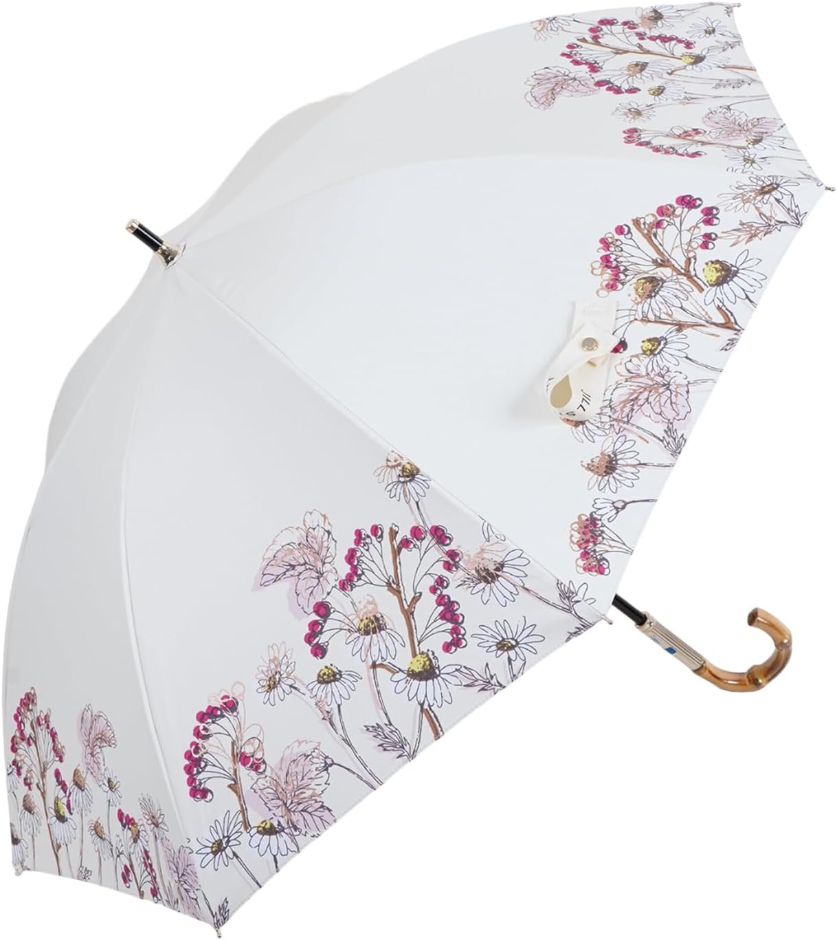新品 ジルスチュアート 折りたたみ傘 晴雨兼用 日傘 雨傘 遮光 フリル ブルー Amazon | JILLSTUART SHORT UMBRELLA ジルスチュアート 日傘